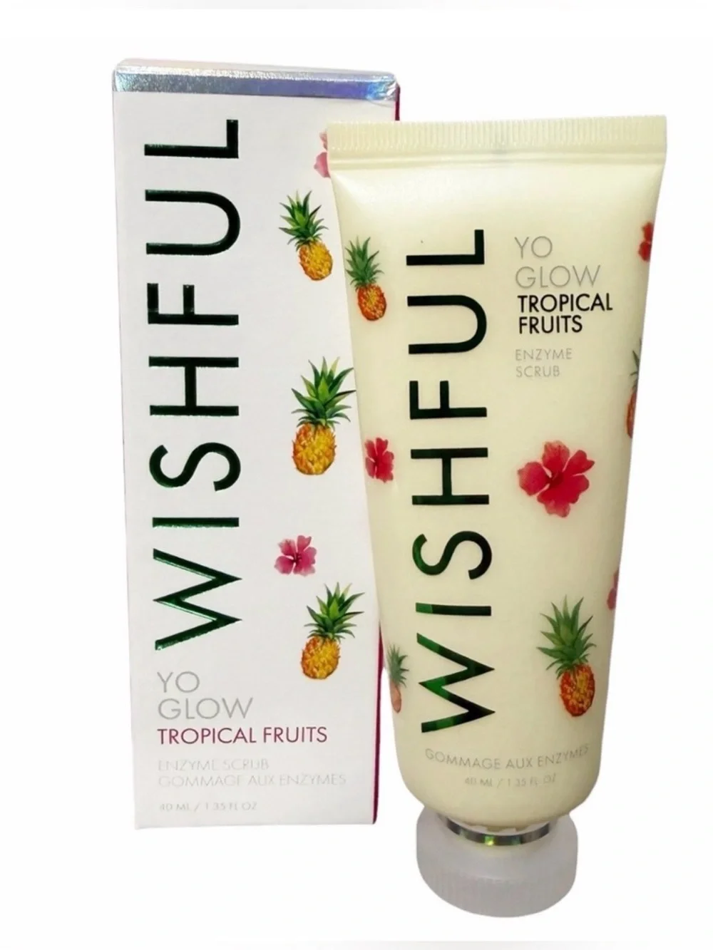 Wishful Huda Beauty Yo Glow Tropical Fruits Enzyme Scrub